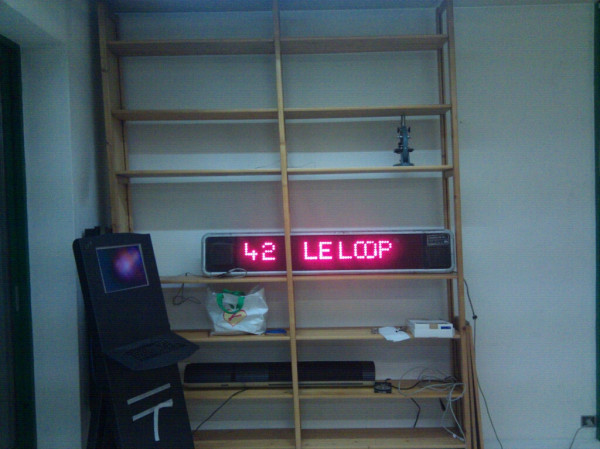 Le Loop One Line Led Matrix